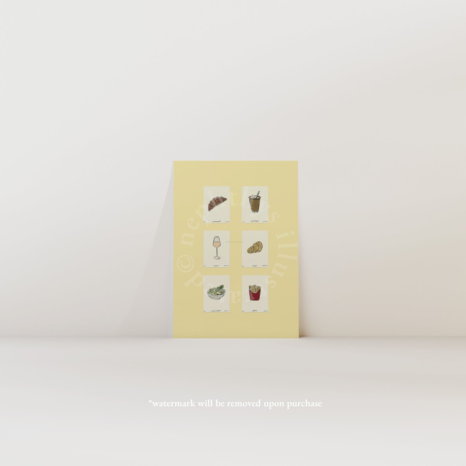 Signature Snacks Set Print