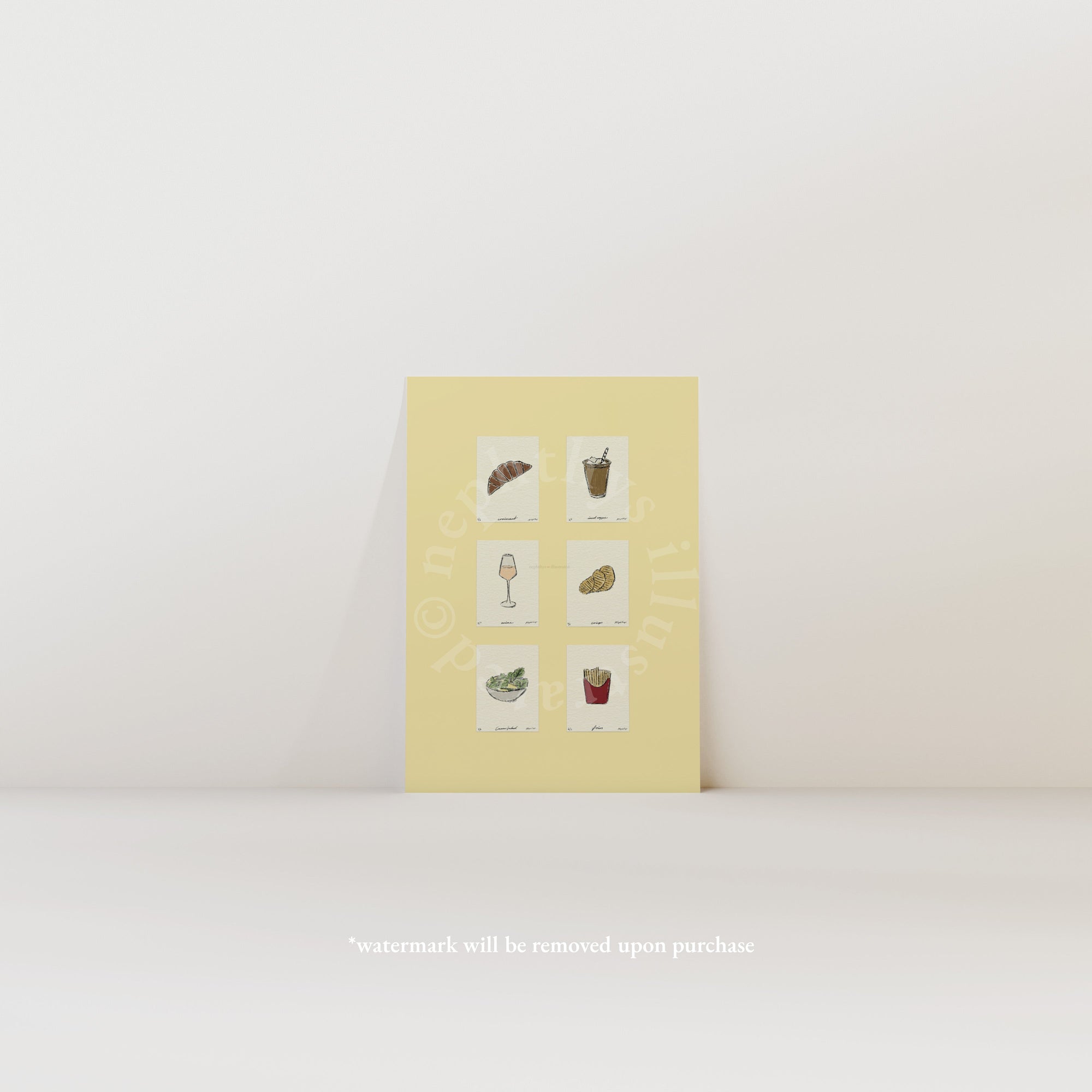 Signature Snacks Set Print