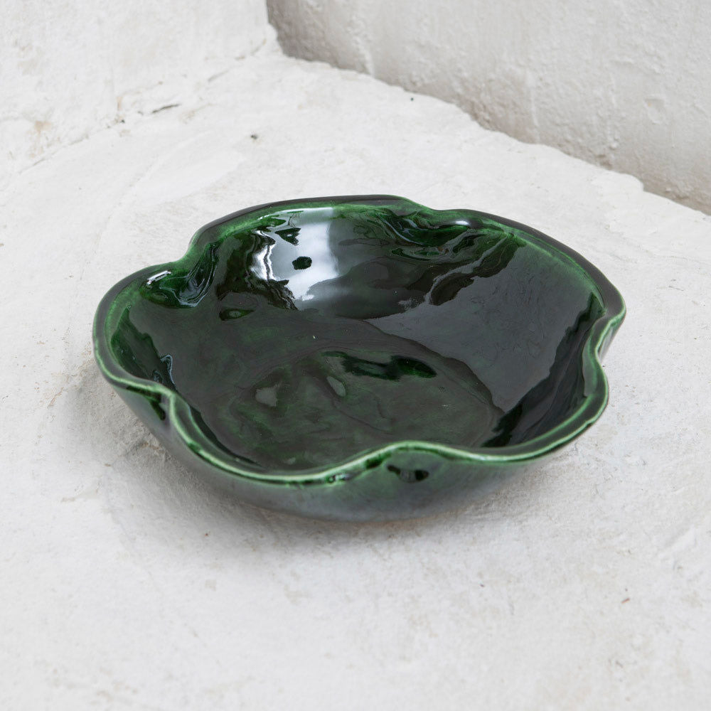 Green Tangier Serving Bowl L