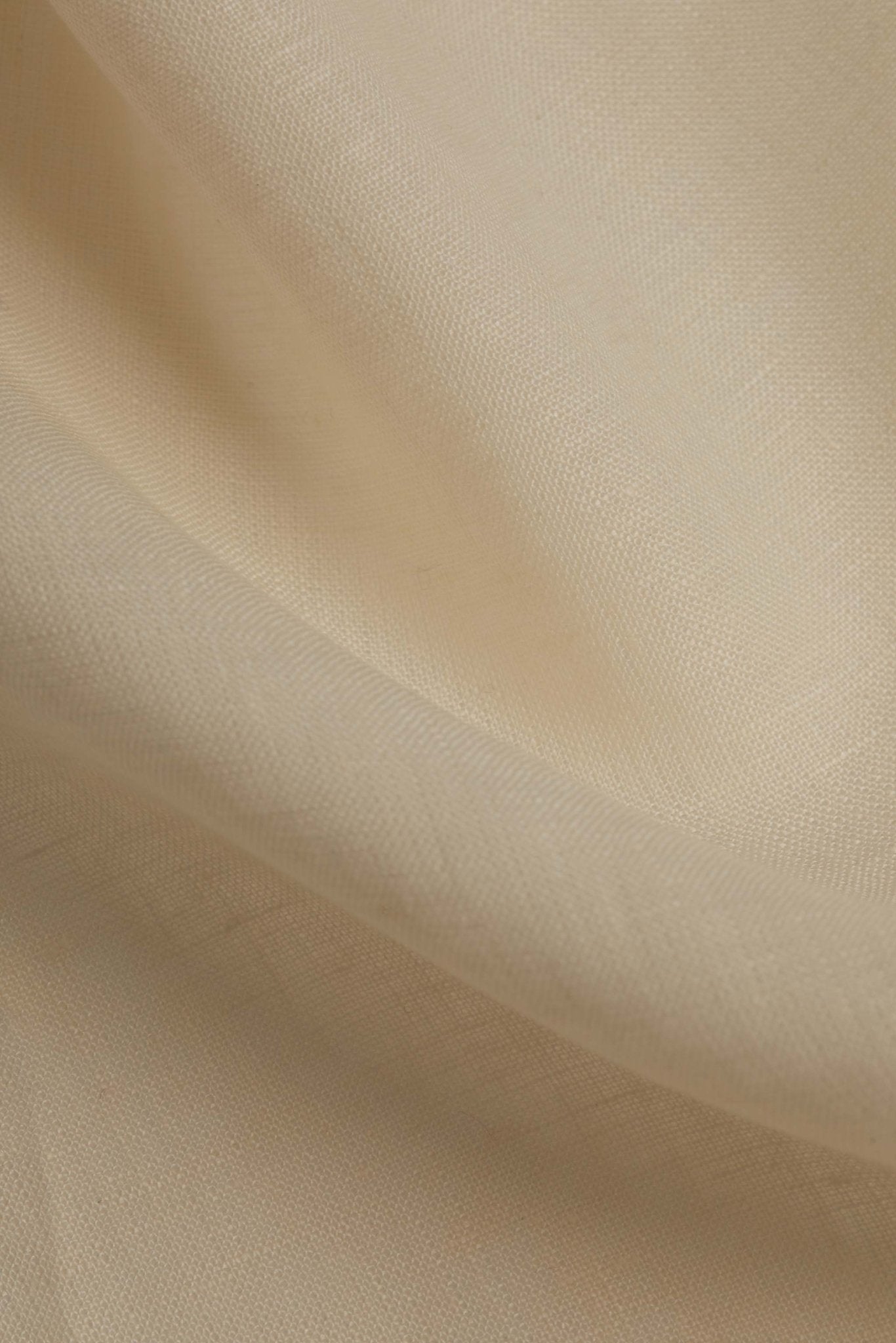 Cafe Curtain 35 - Pocket Top - Elderfield Vellum - Pole Width 45cm x Drop 55cm