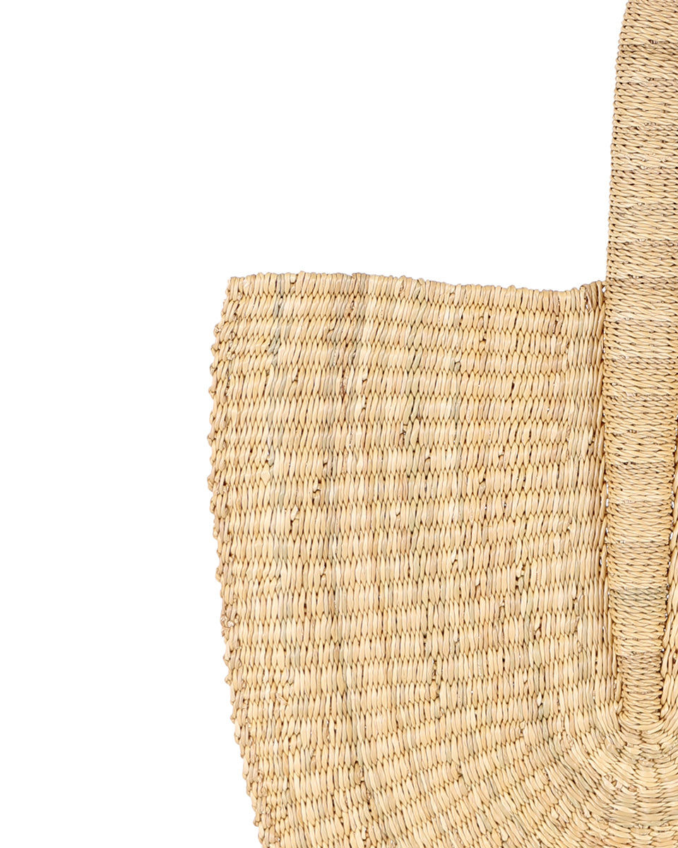 PONGO: Natural Woven Wall Decor Fan