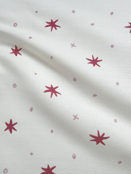 Ensueño Linen Cotton Fabric Raspberry