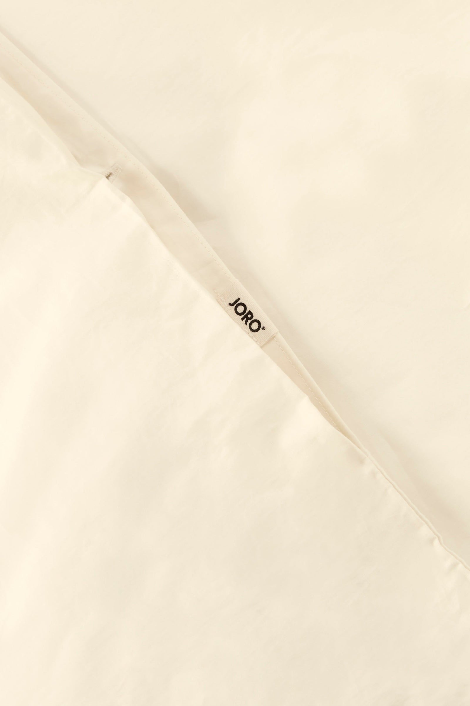 Sateen Organic Cotton Duvet Cover - Classic Cream