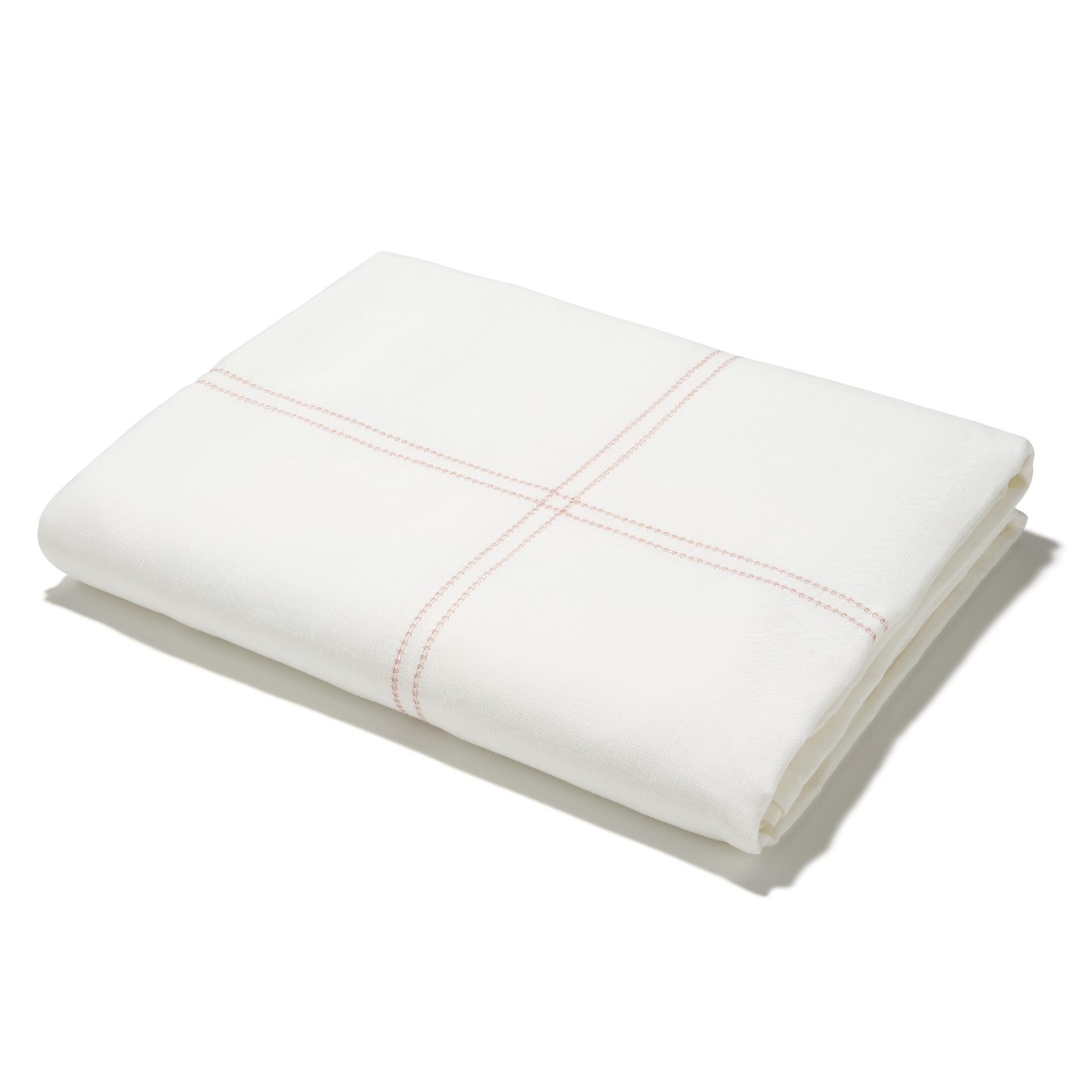 Duvet Cover Hemstitch Coral