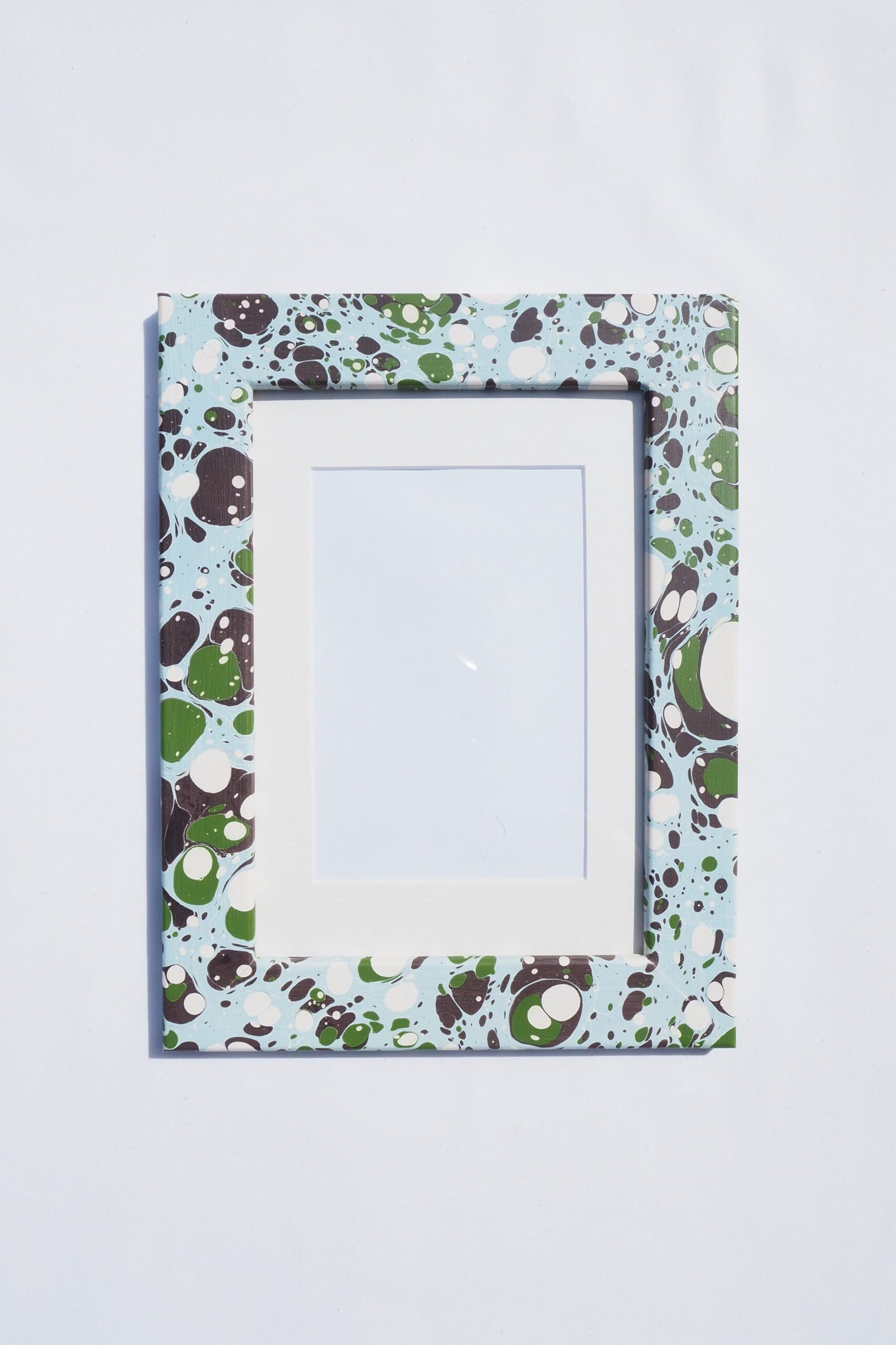 Hand Marbled Glacier A5 Frame