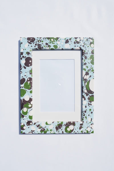 Hand Marbled Glacier A5 Frame