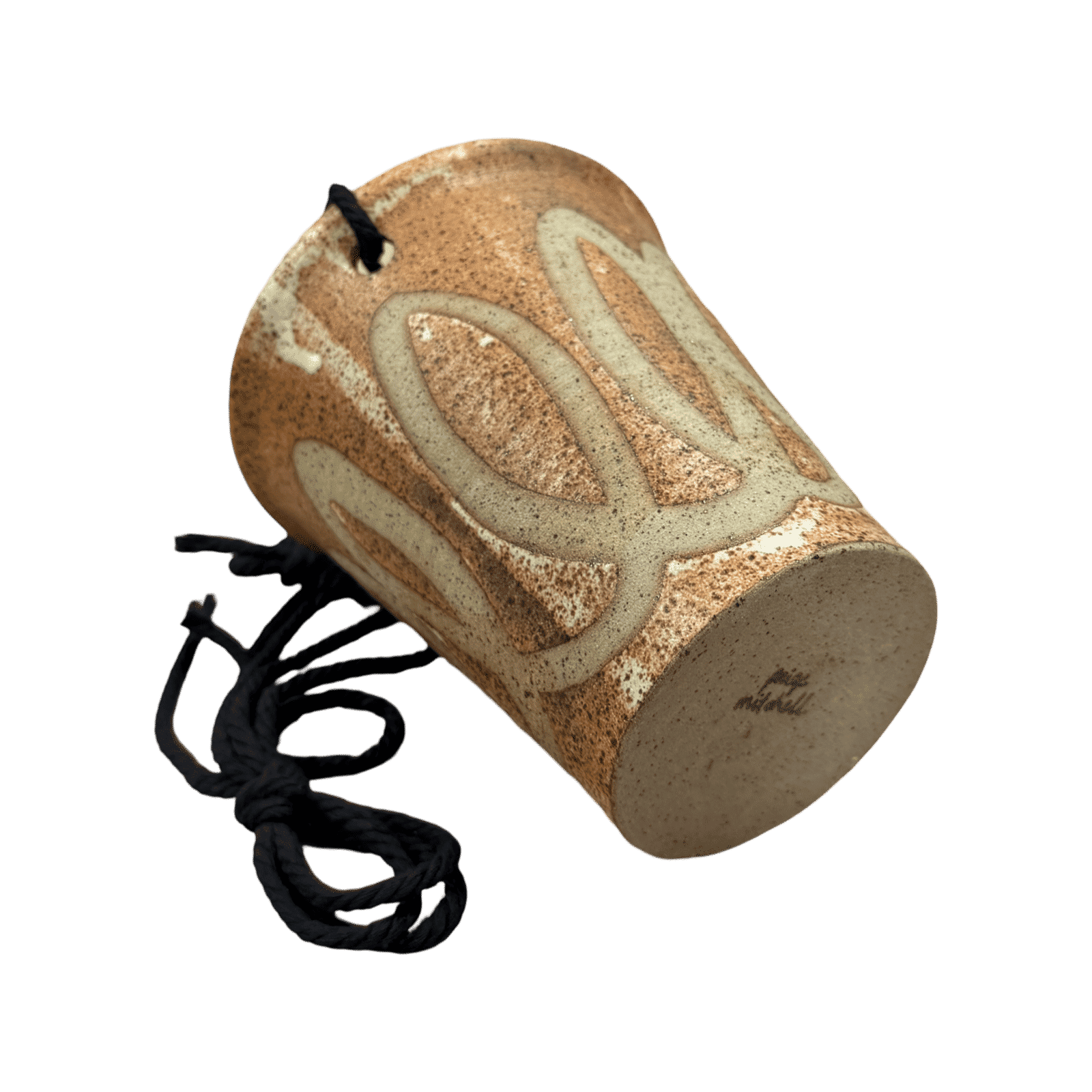 Toasted Swirl Hanging Pot