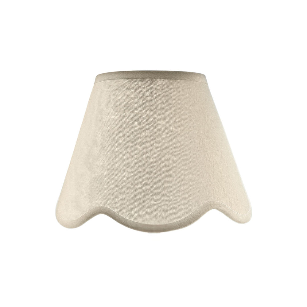 Lampshade White Scallop