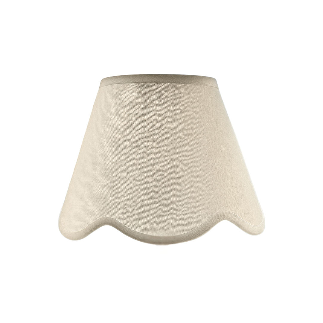 Lampshade White Scallop