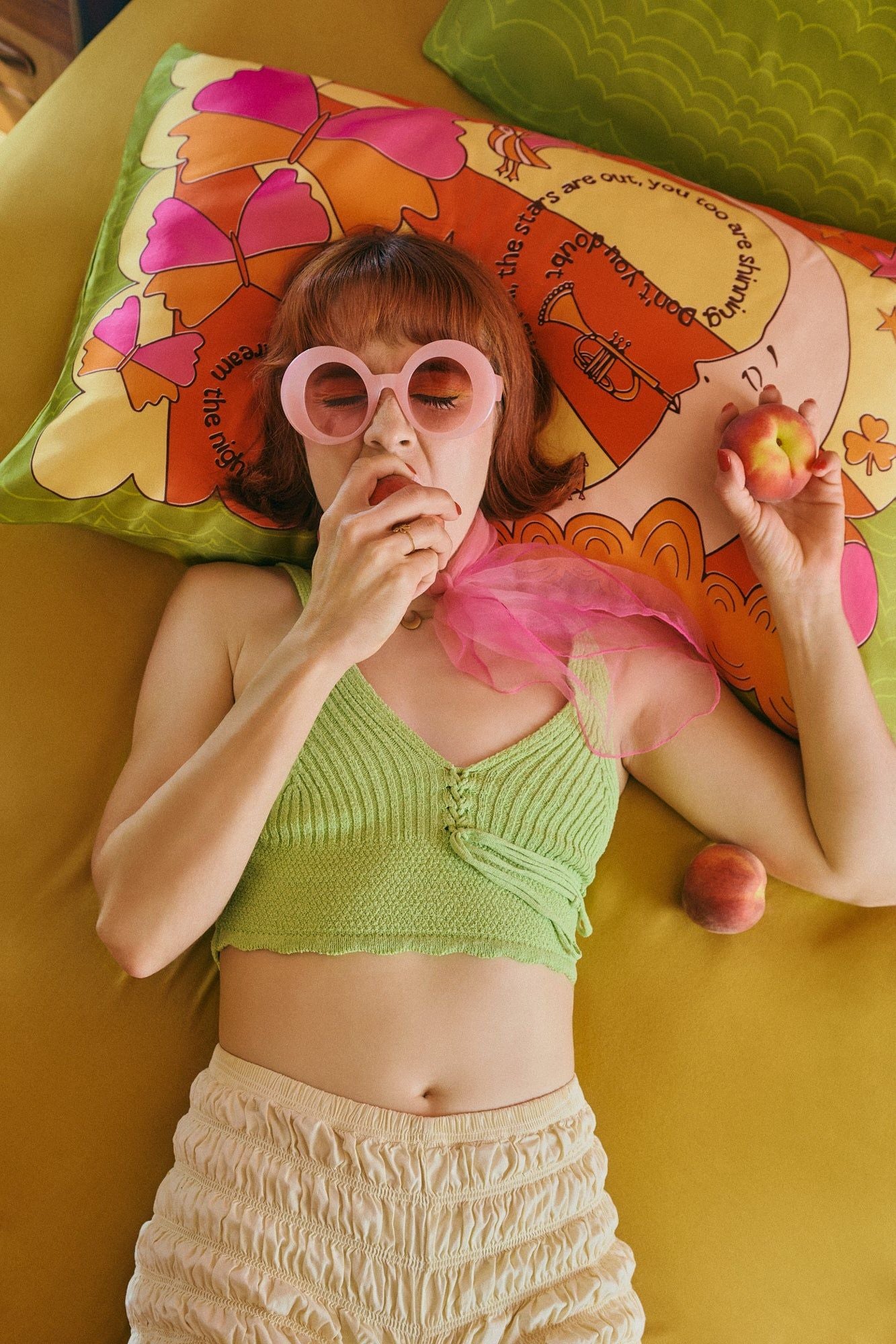 Weirdstock x Charlie Ann Buxton Silk Pillowcase