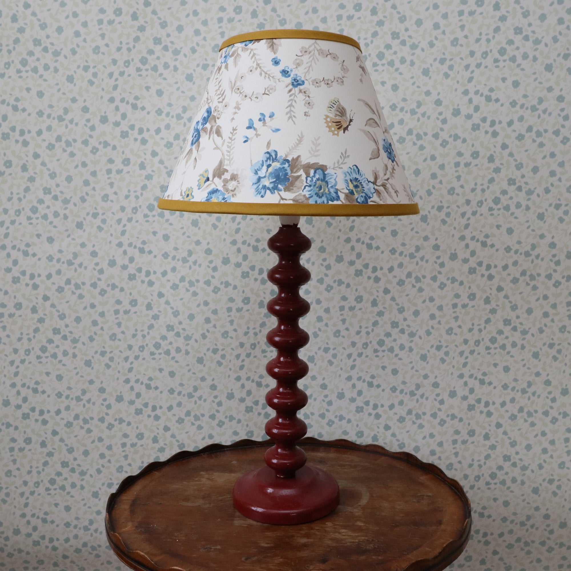Lampshade - Paper Shade 30cm In Papillon Porcelain