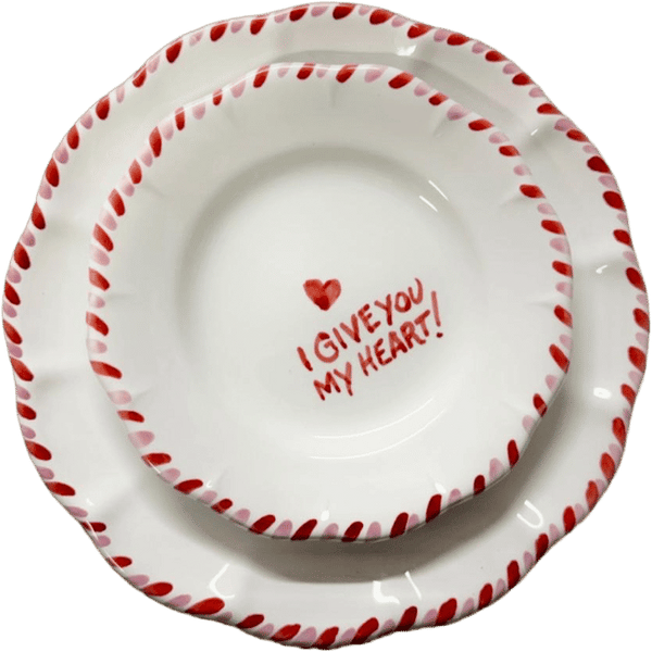 I Give You My Heart Plate - 16cm