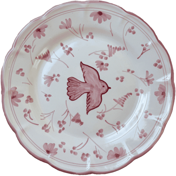 Colomba Pink Plate 25cm