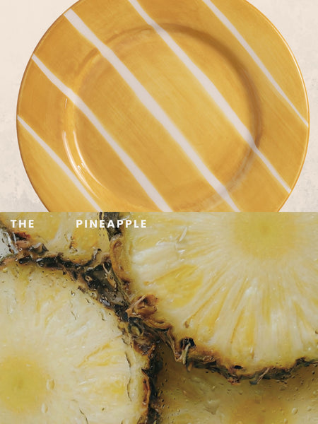 Pineapple Salad Plate - Set of 4
