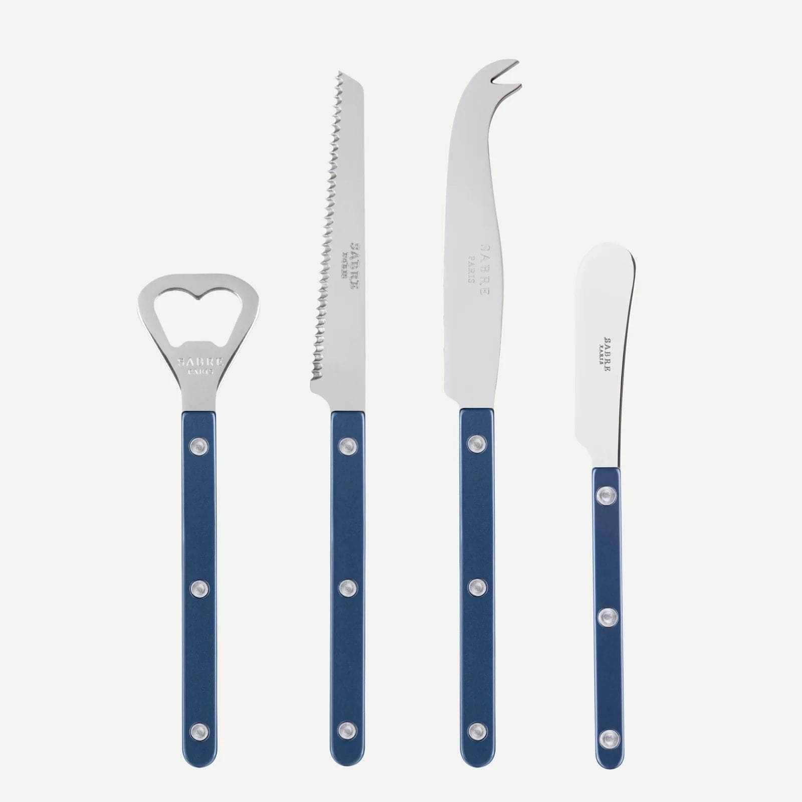 Bistrot Pearly Aperitif Set, Steel Blue