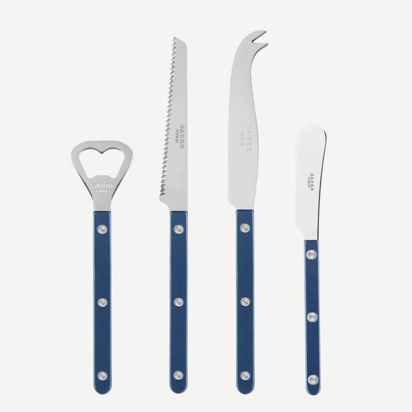 Bistrot Pearly Aperitif Set, Steel Blue