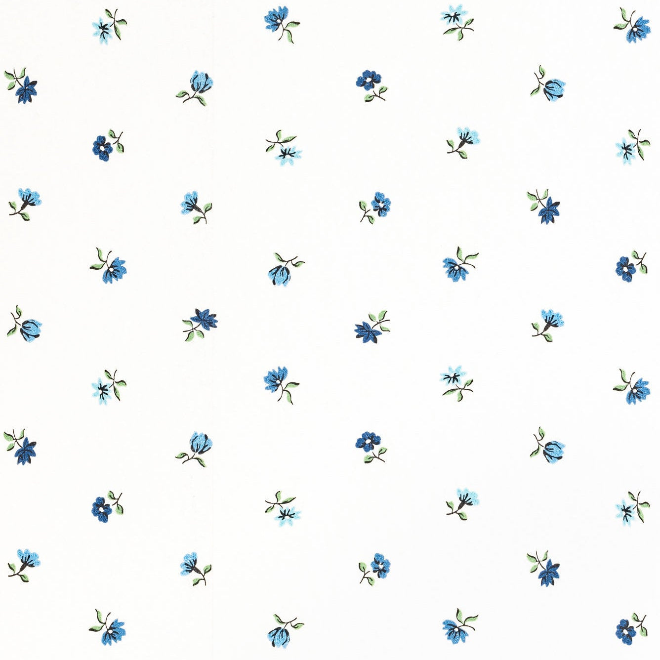 Petites Fleurs Wallpaper - Delft
