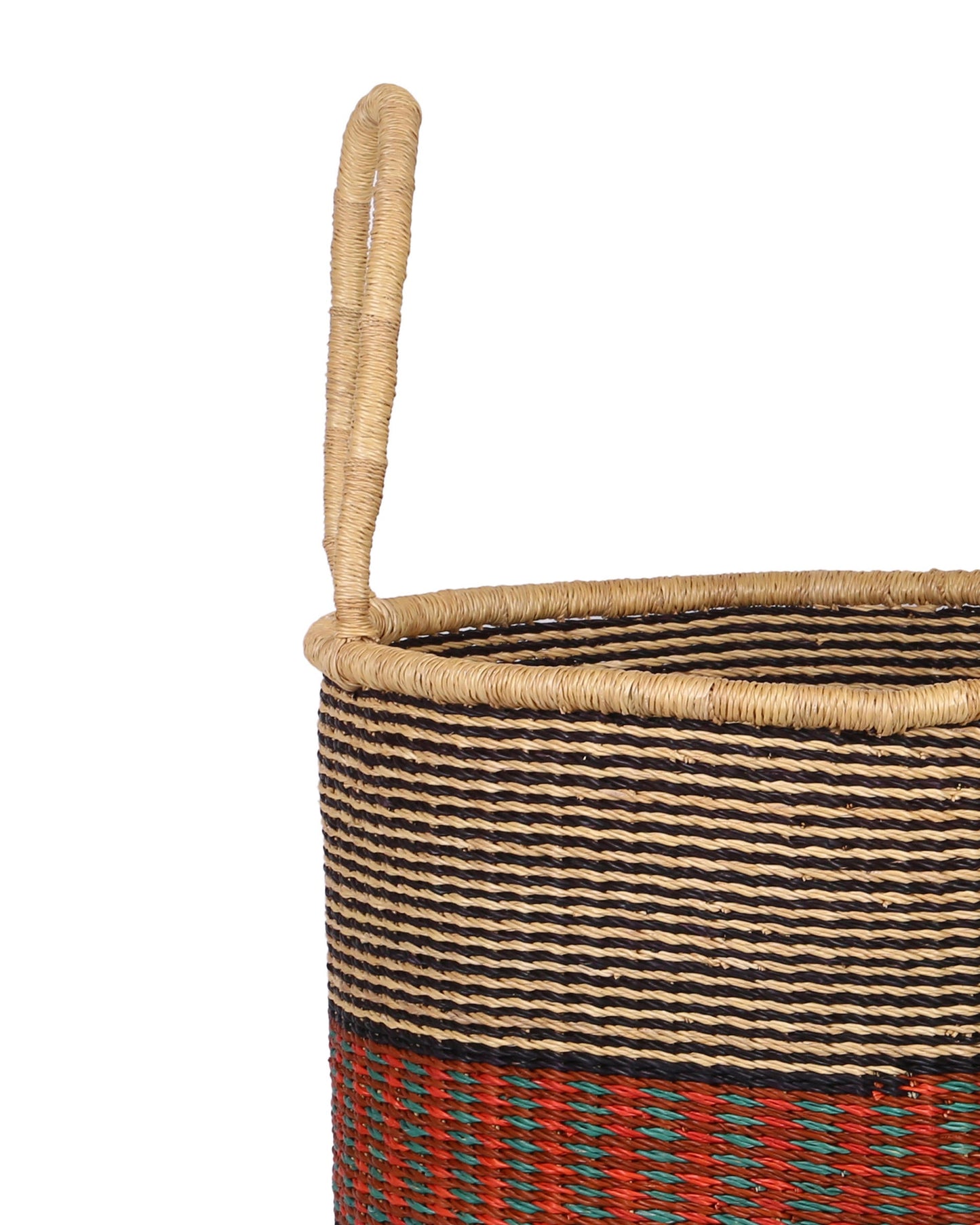 WAFAA: Orange, Blue and Green Log or Laundry Basket