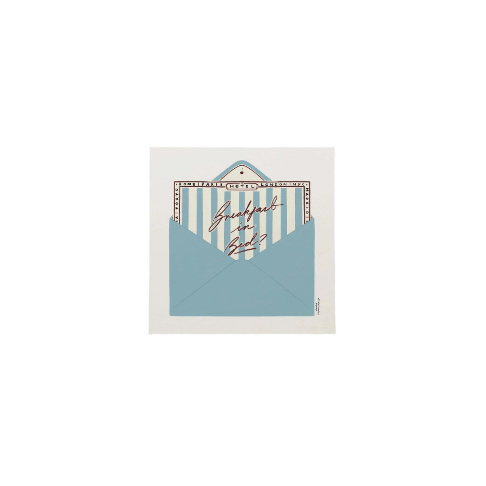 Breakfast in Bed (Square)