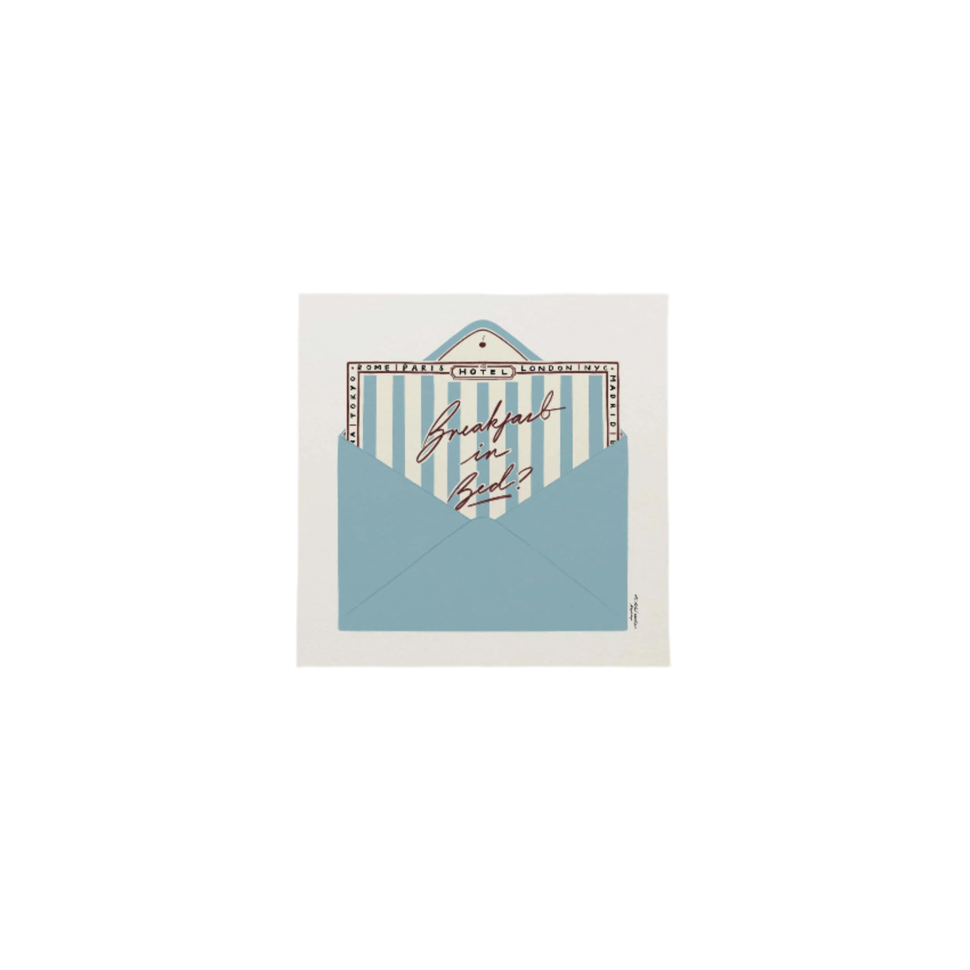 Breakfast in Bed (Square)