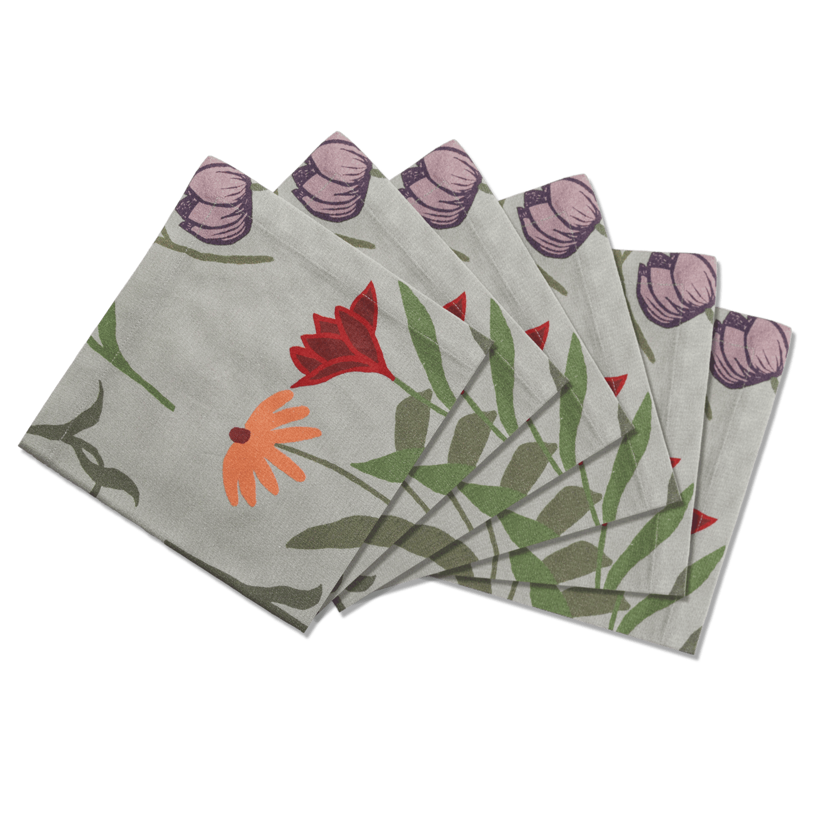 6 Napkins Picnic on the Meadow Offcut Version