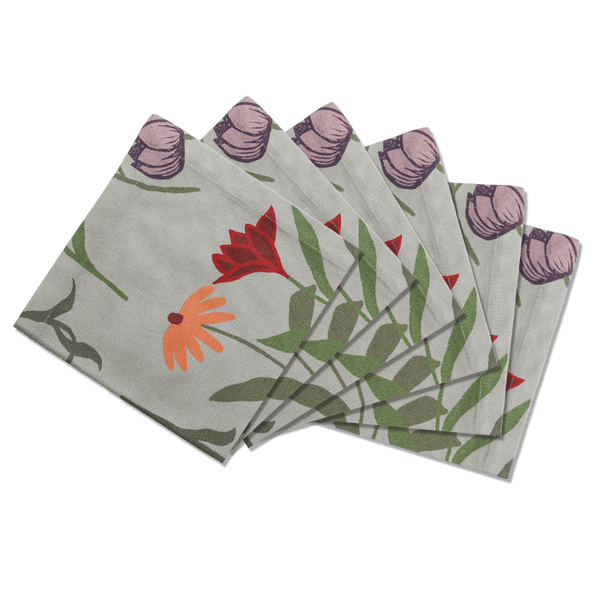 6 Napkins Picnic on the Meadow Offcut Version