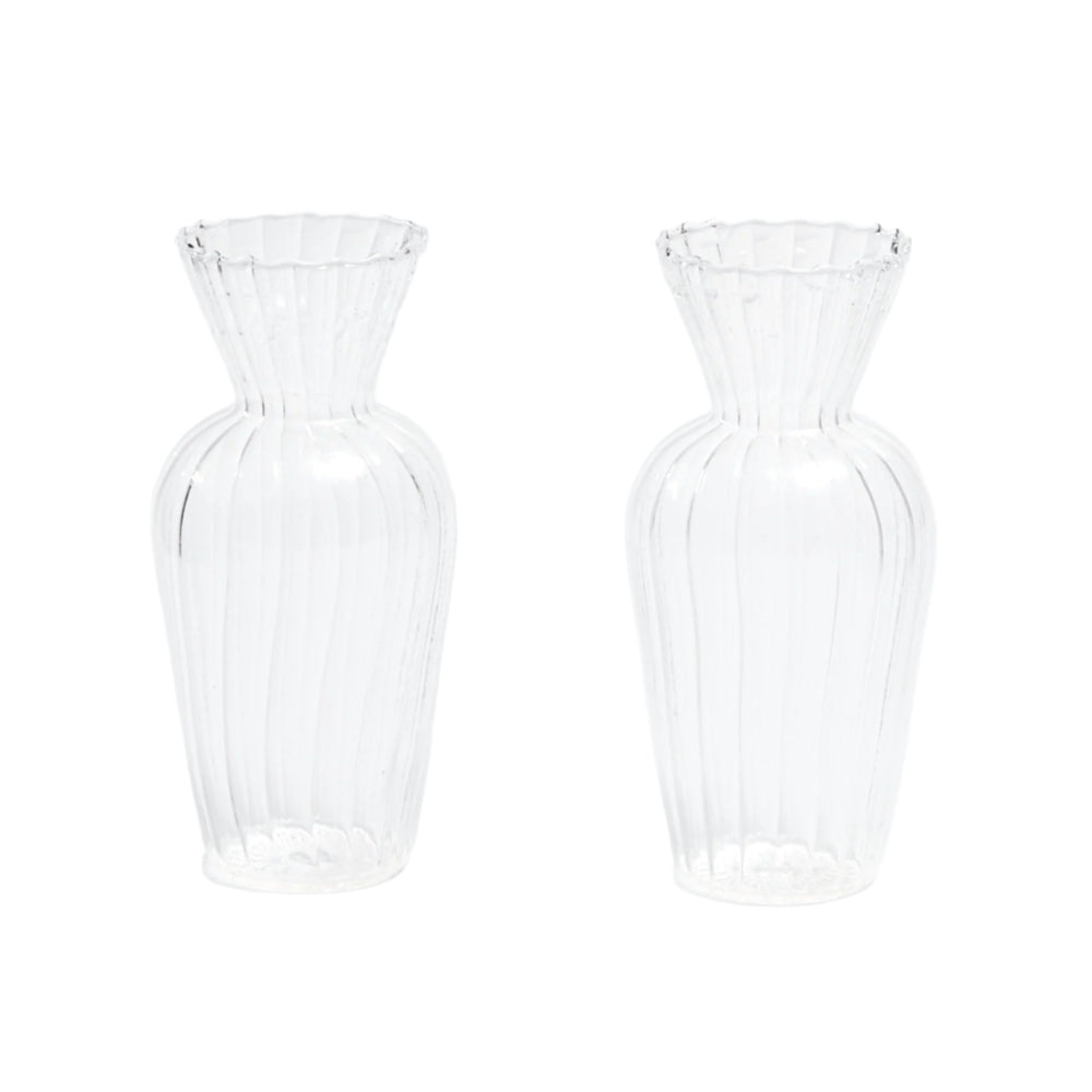 Cora Glass Bud Vase (set of Two)
