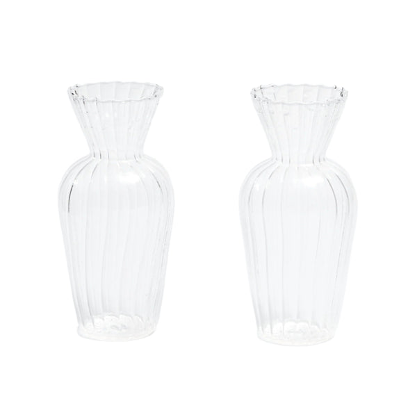 Cora Glass Bud Vase (set of Two)