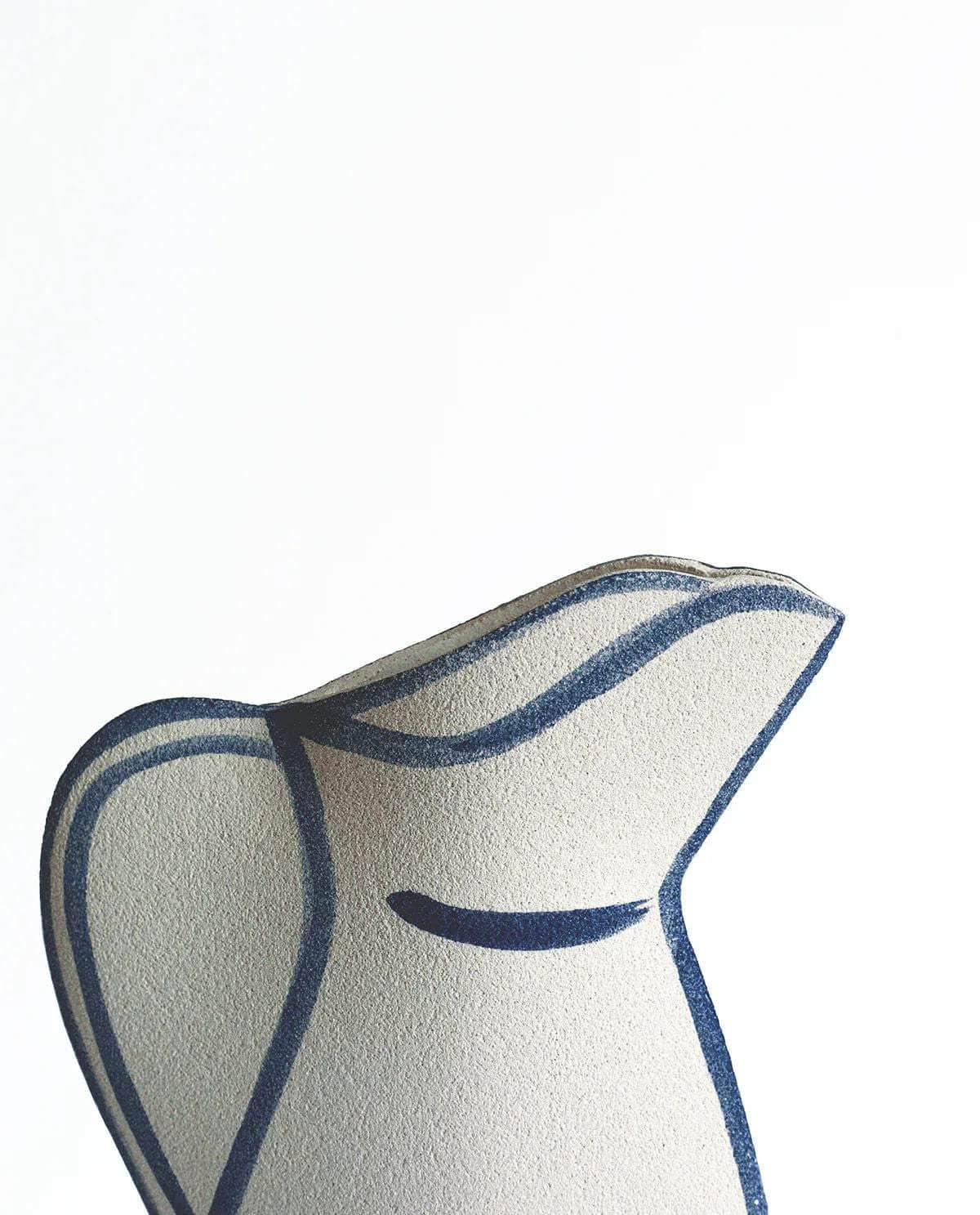 Ceramic Vase ‘Morandi Pitcher - Blue’