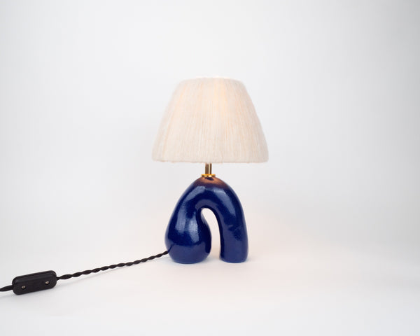 'Opposée' Table Lamp - Glossy Blue