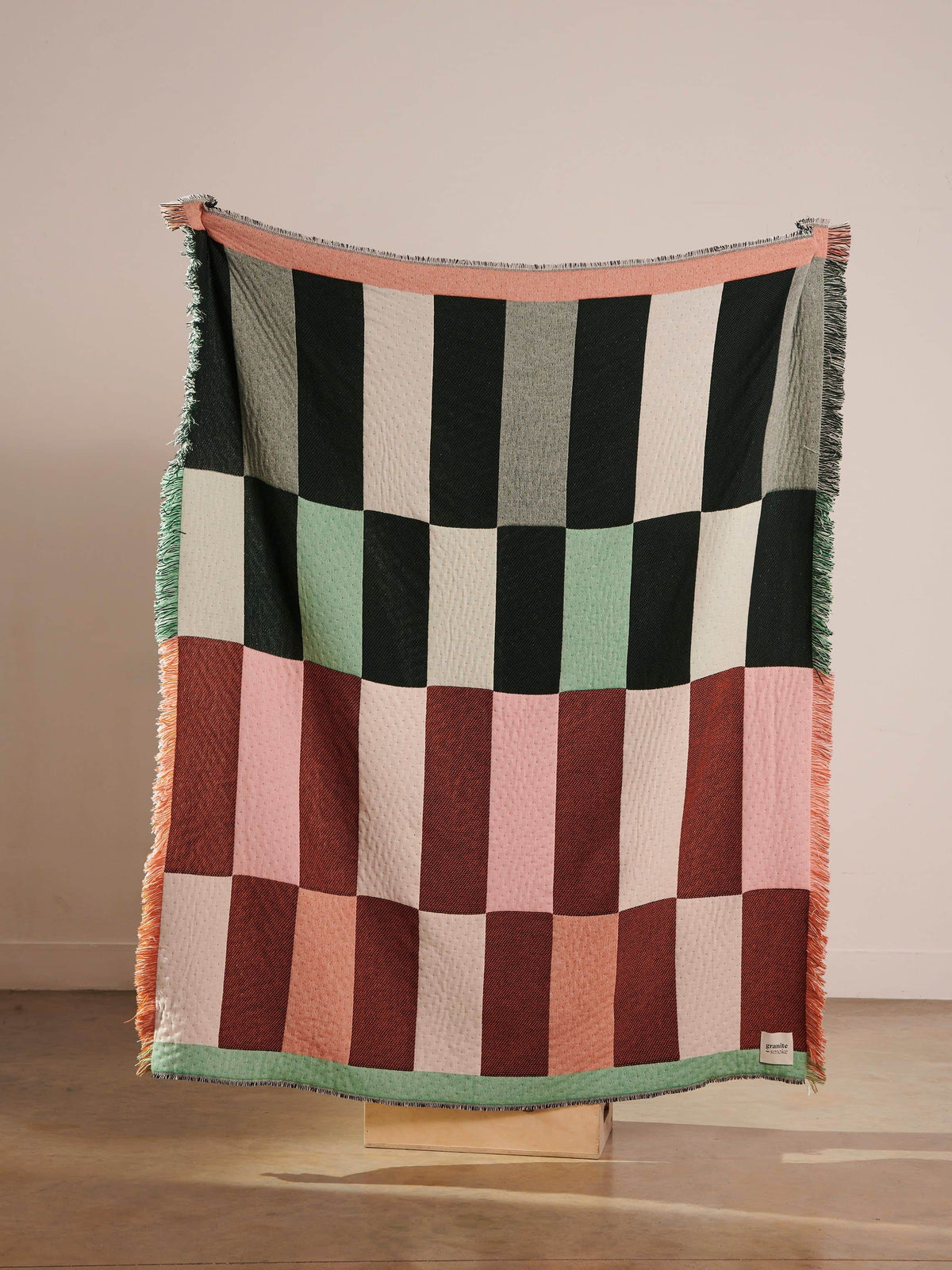 Dash Blanket Green + Orange