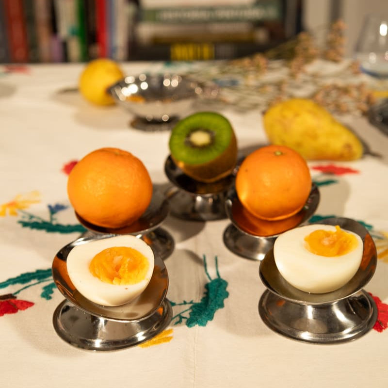 Vintage French Egg Coupes, Set of 5