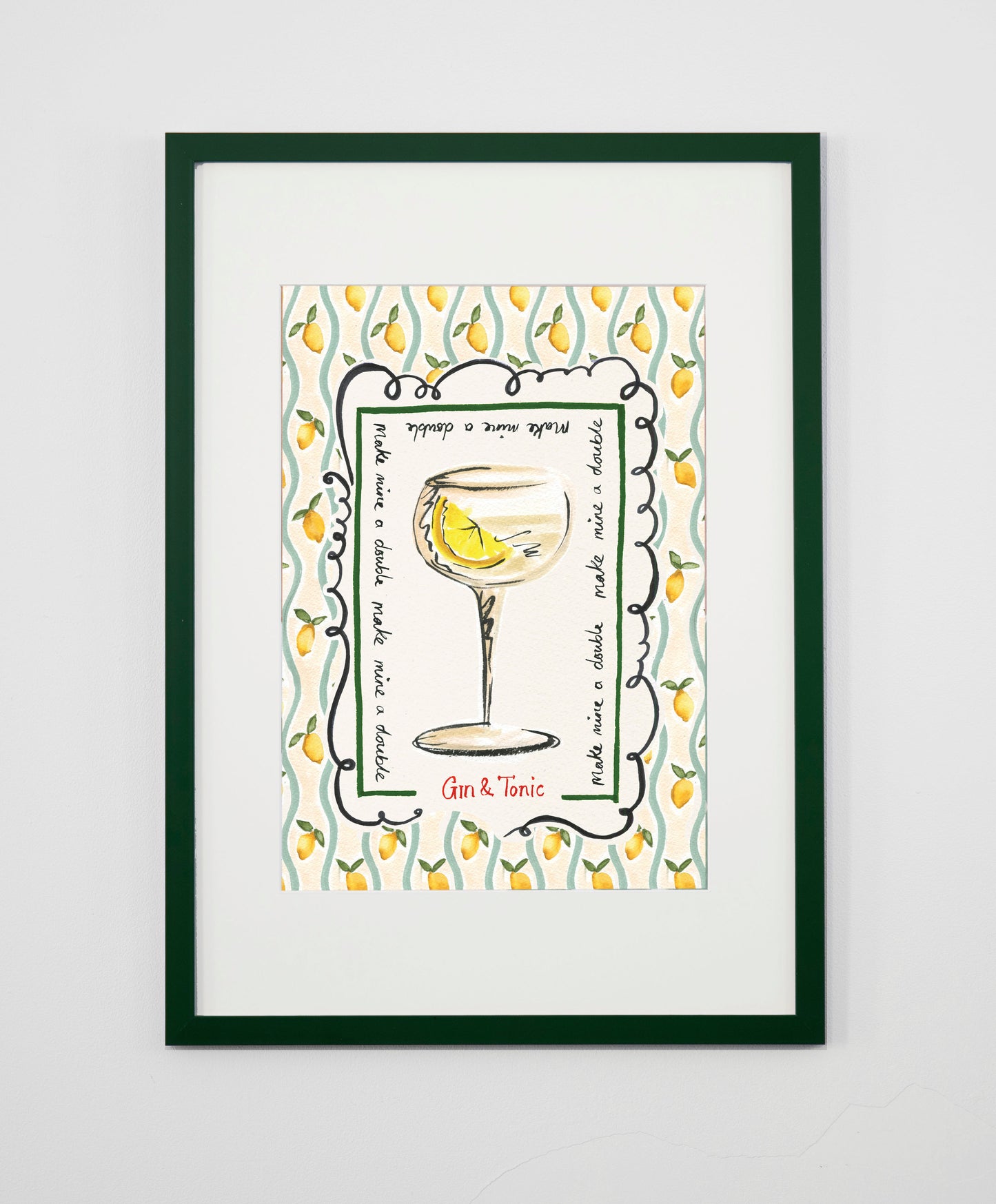 Gin & Tonic Art Print