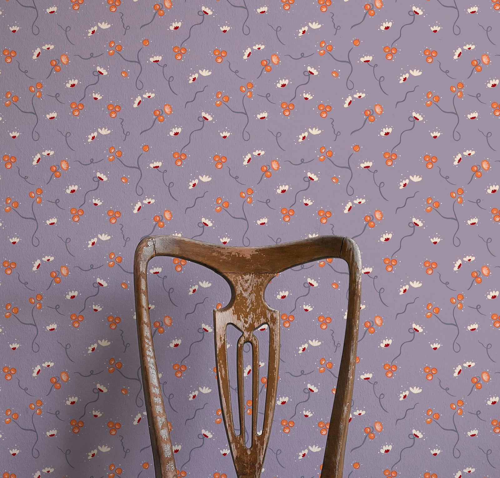 Olivia Wallpaper - Lilac