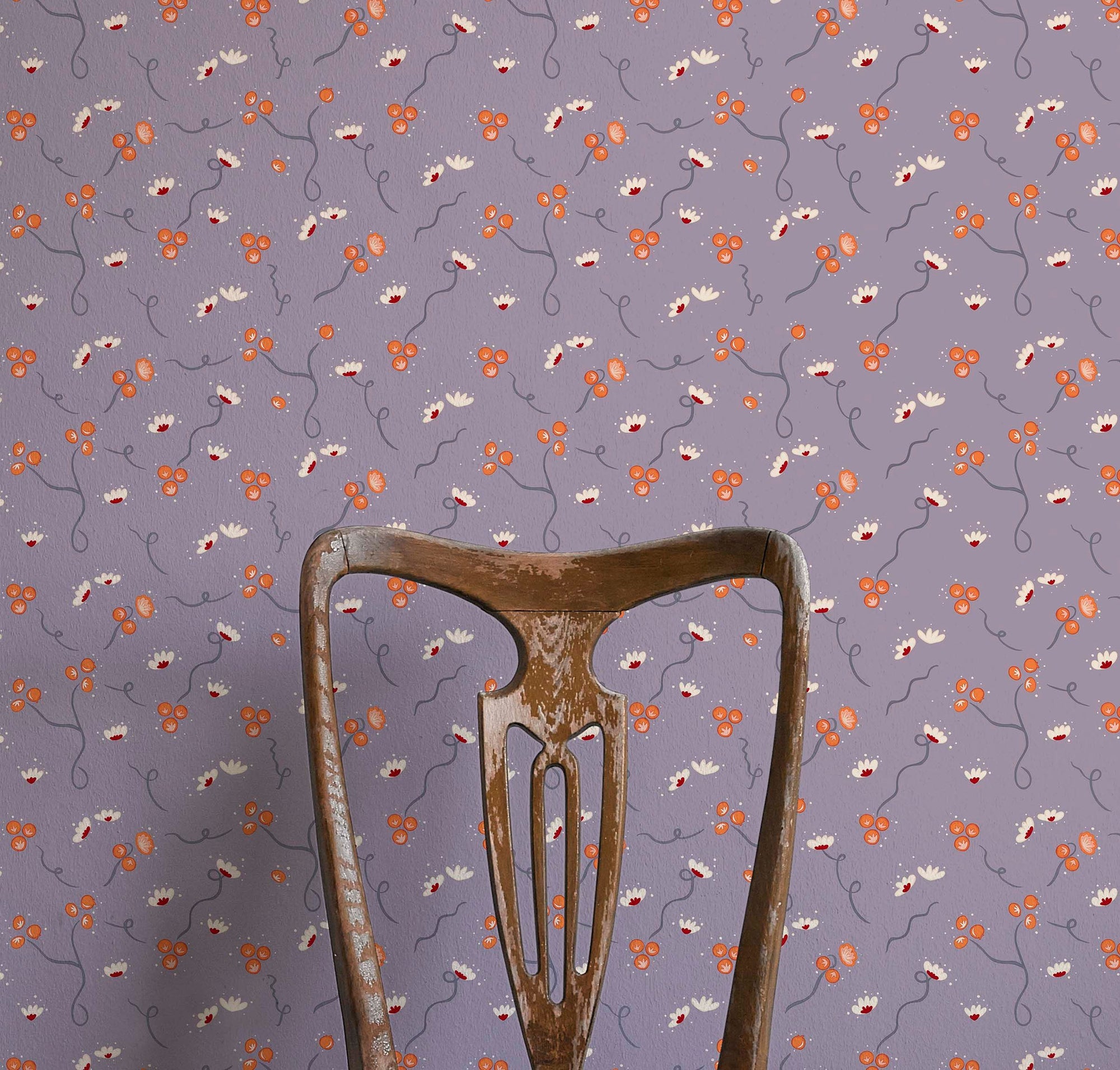 Olivia Wallpaper - Lilac