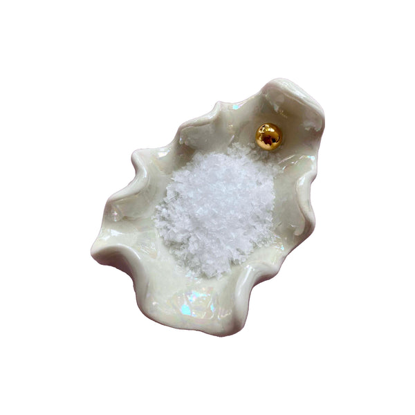 Porcelain Ceramic Oyster Shell Pinch Pot