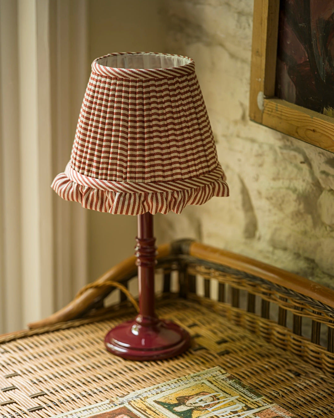 The Fine Horizontal Stripe in Crabapple