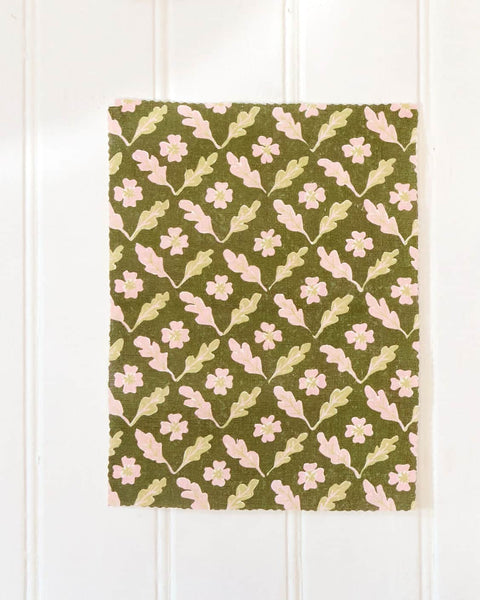 Oxalis Oak Linen - Olive