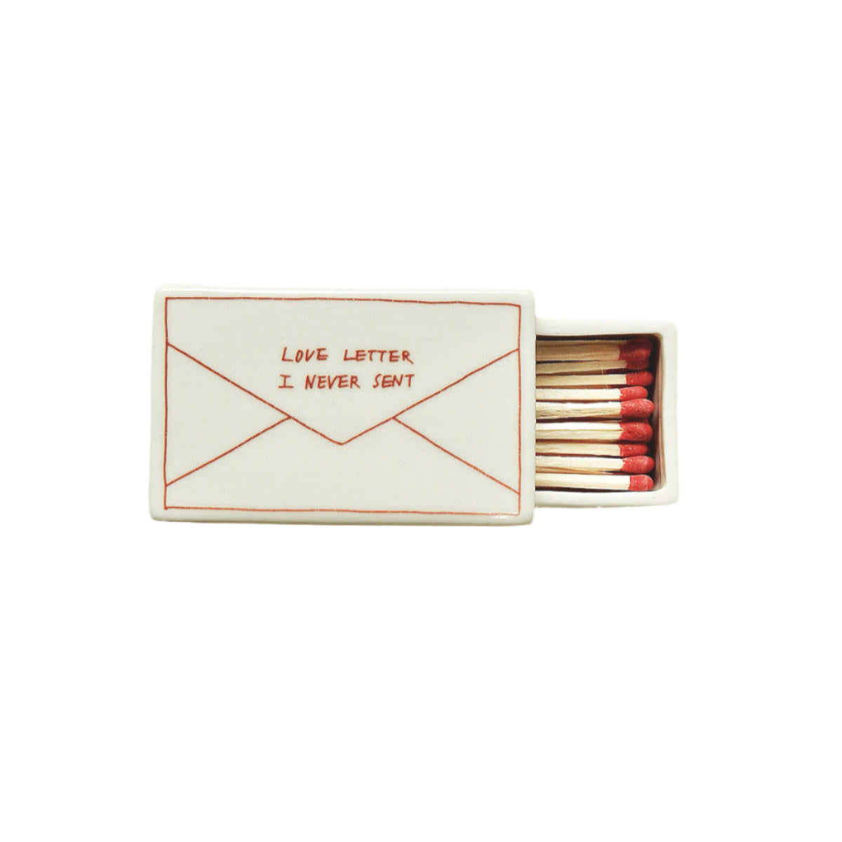 ‘Love Letter’ Ceramic Matchbox