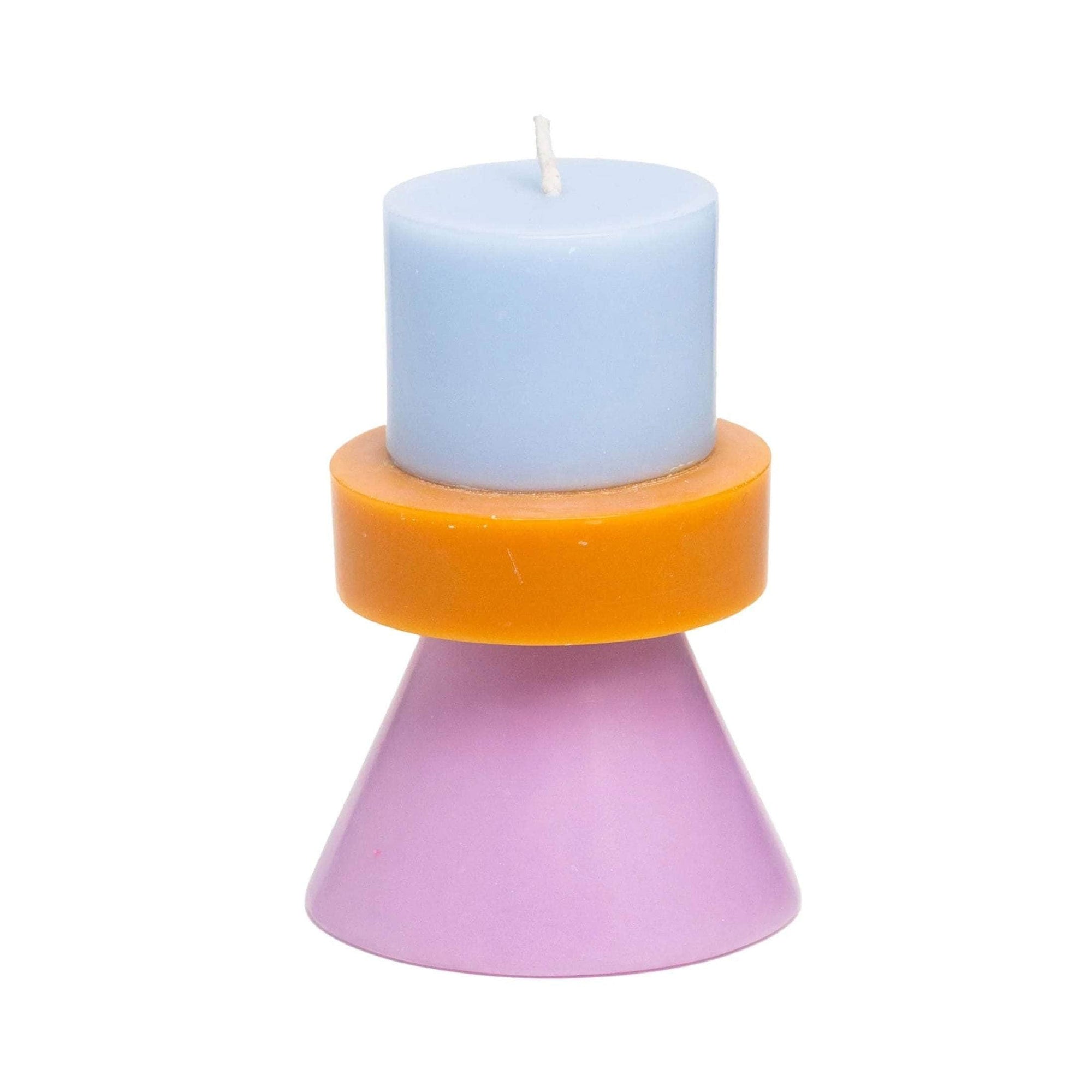 Stack Candle Mini - Sky / Caramel / Violet