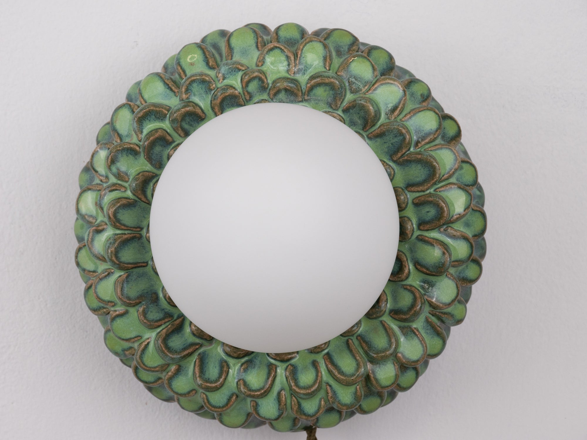 'Petal' Wall Light - Green Ombre