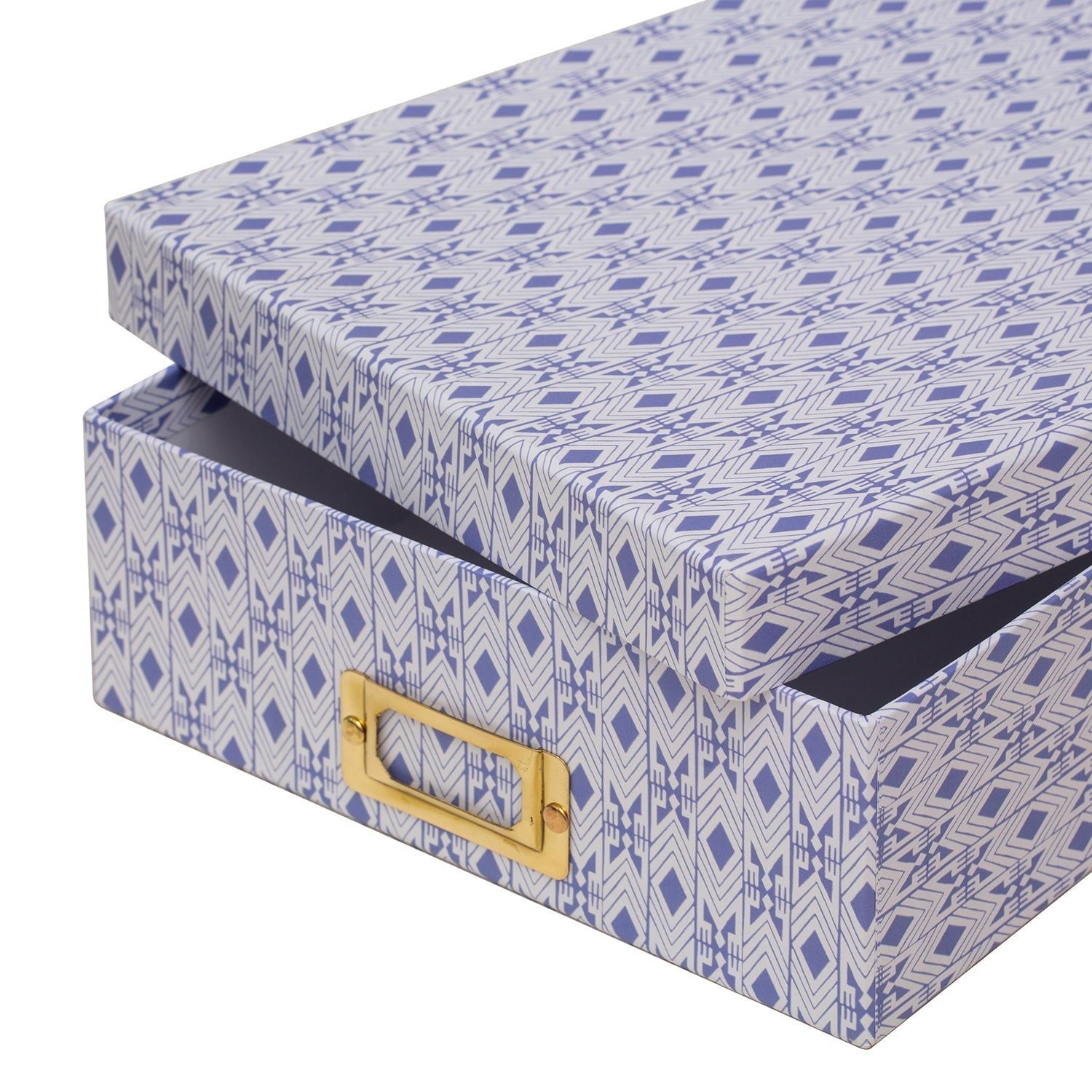 Tijan Violette Blue Lidded Portfolio Box