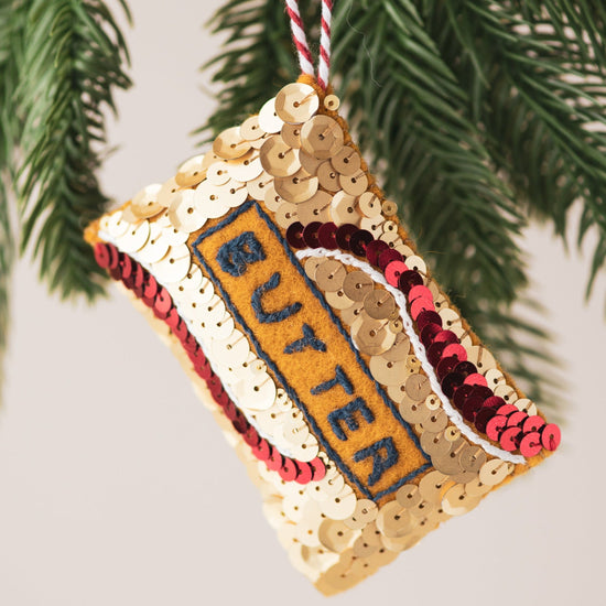 Better than Butter Sequin Hanging Ornament