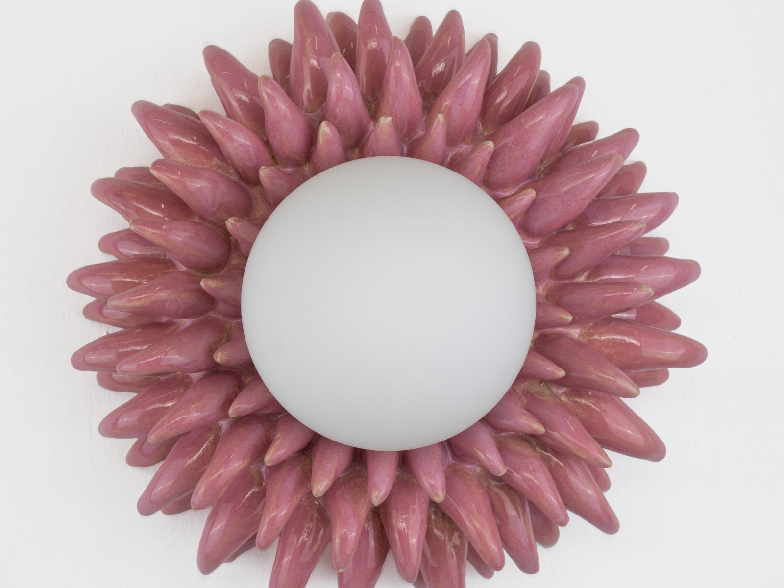 'Porcupine' Wall Light - Pink
