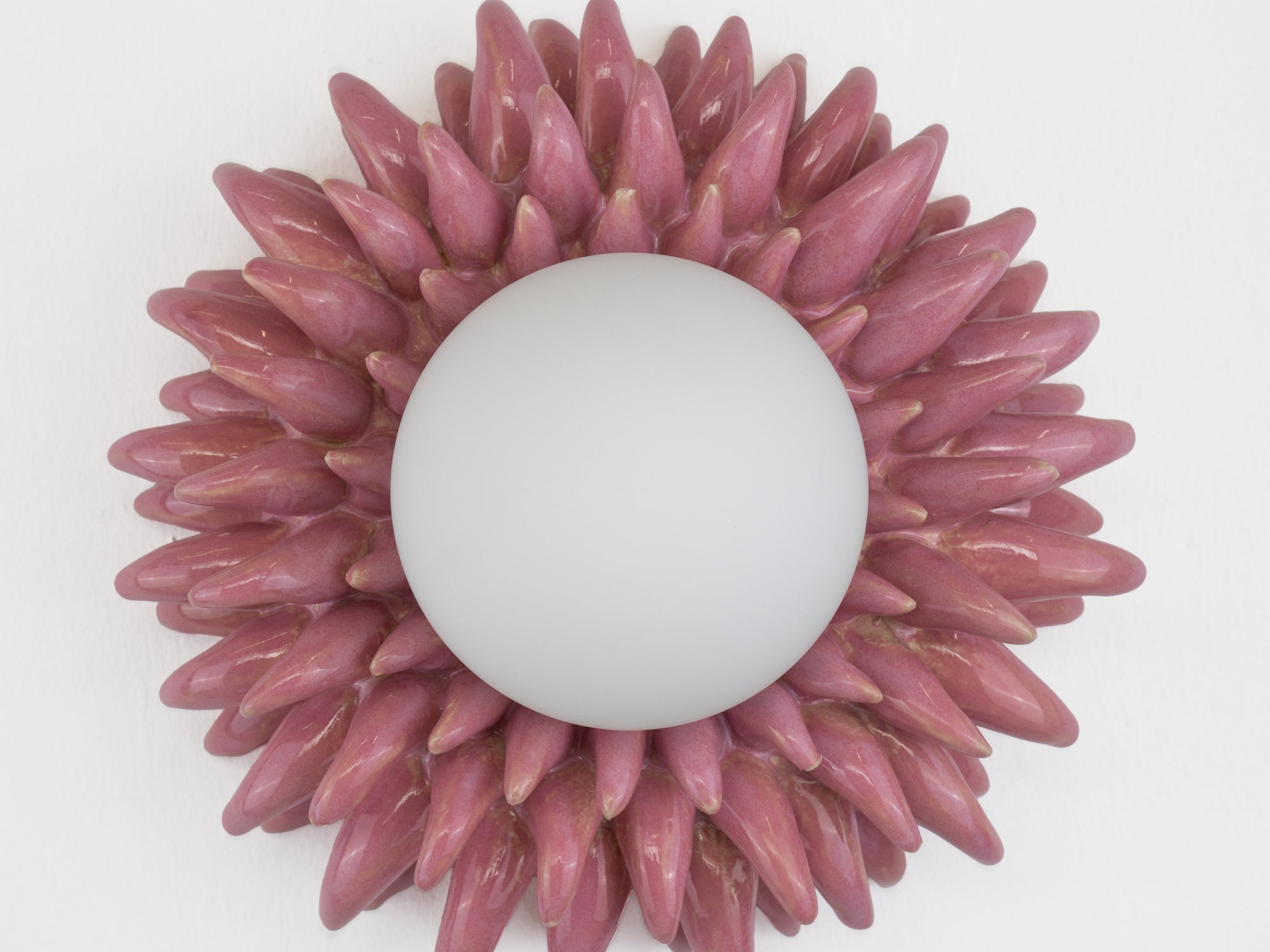 'Porcupine' Wall Light - Pink
