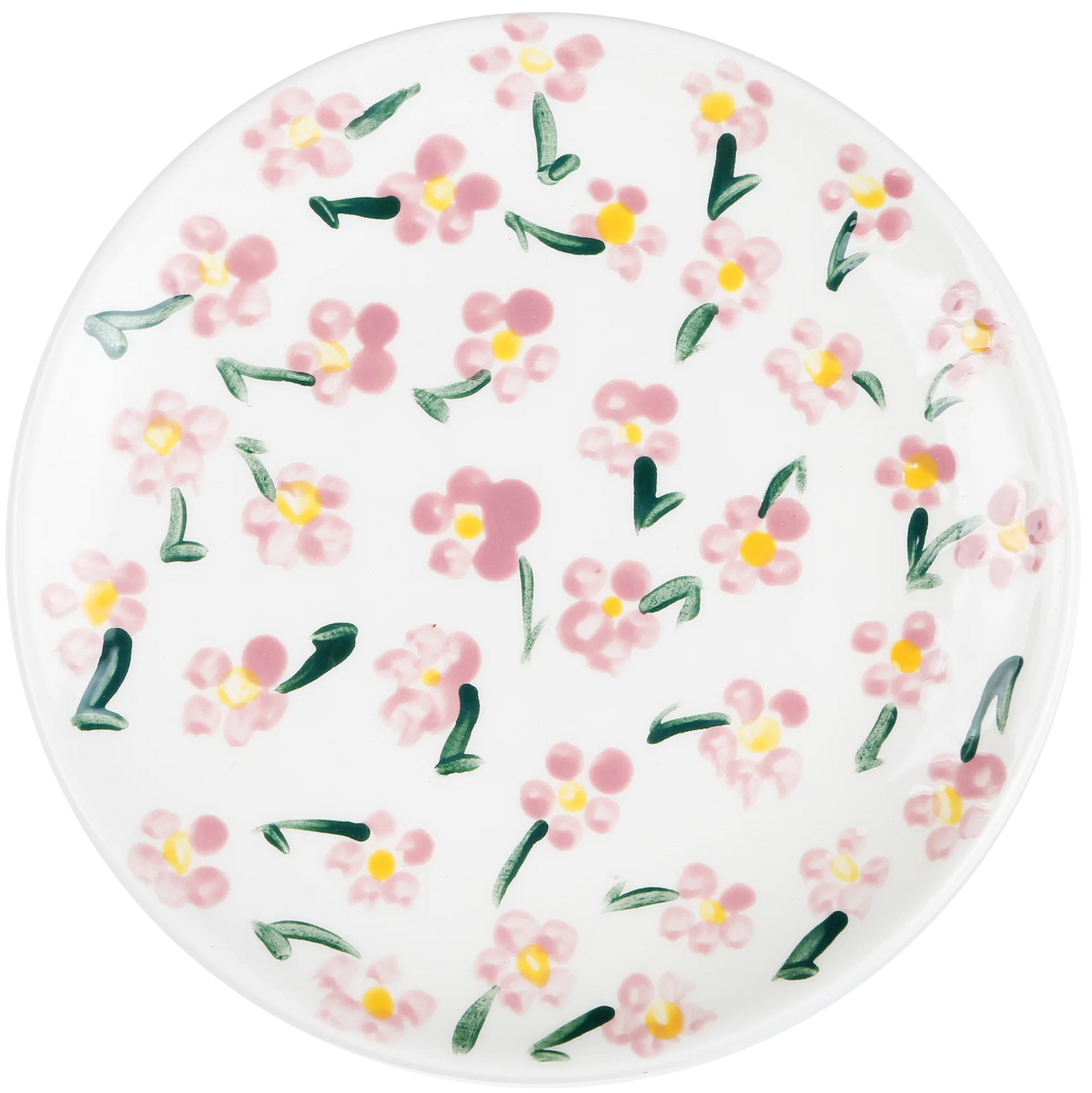 Pink Prairie Ceramic Plate