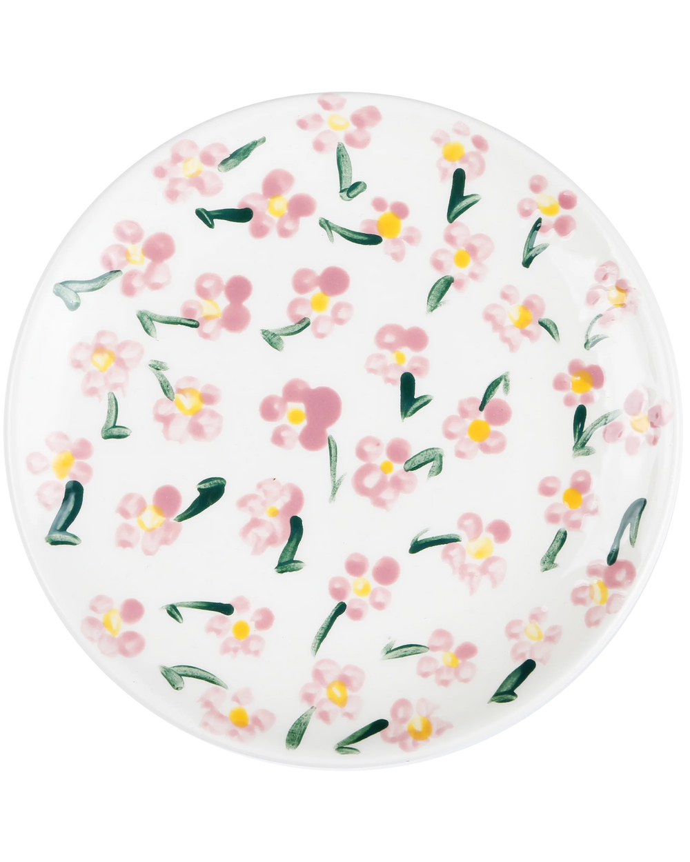 Pink Prairie Ceramic Plate
