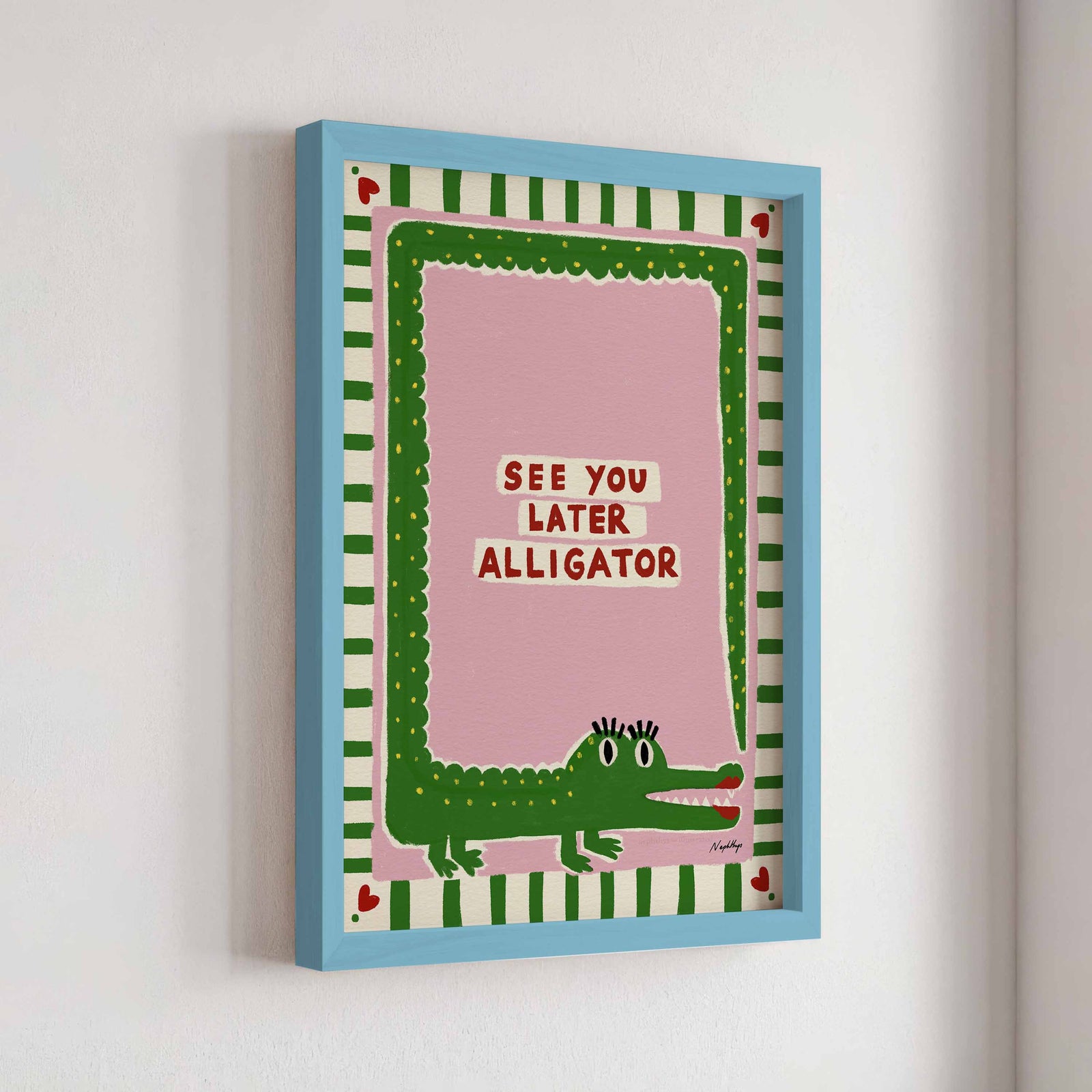 See You Later Alligator Print