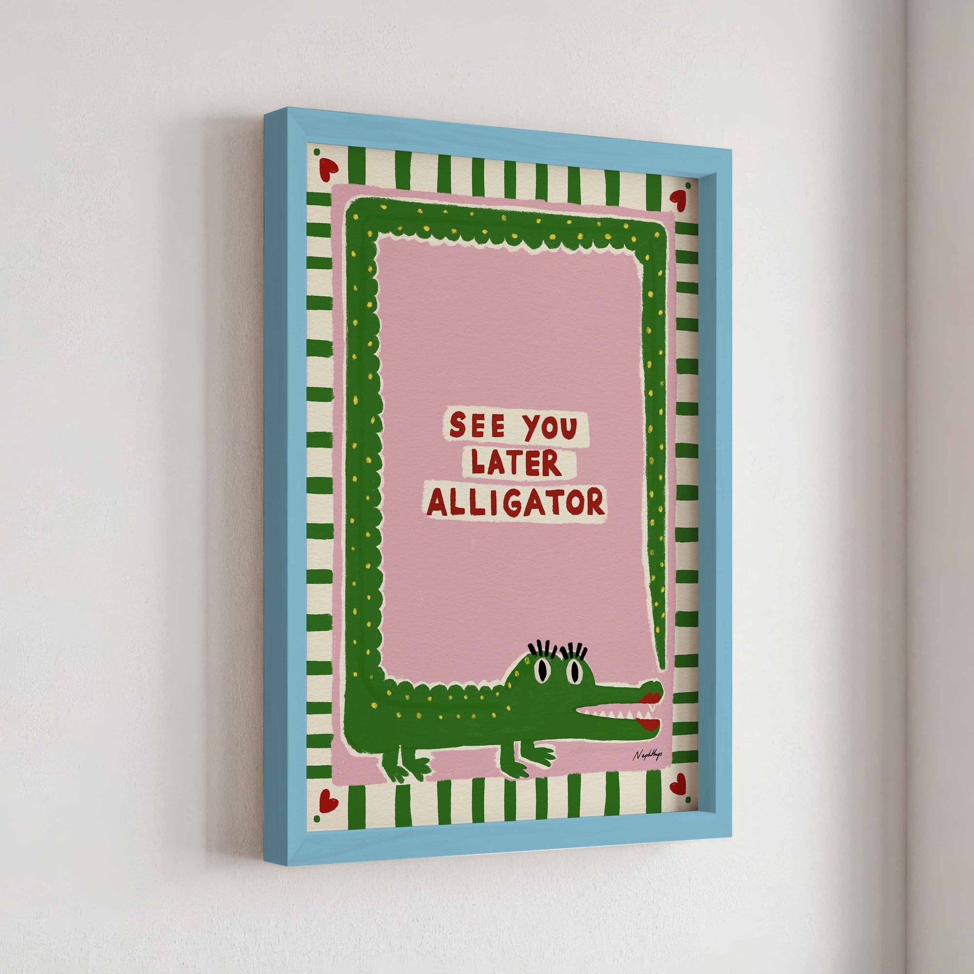 See You Later Alligator Print