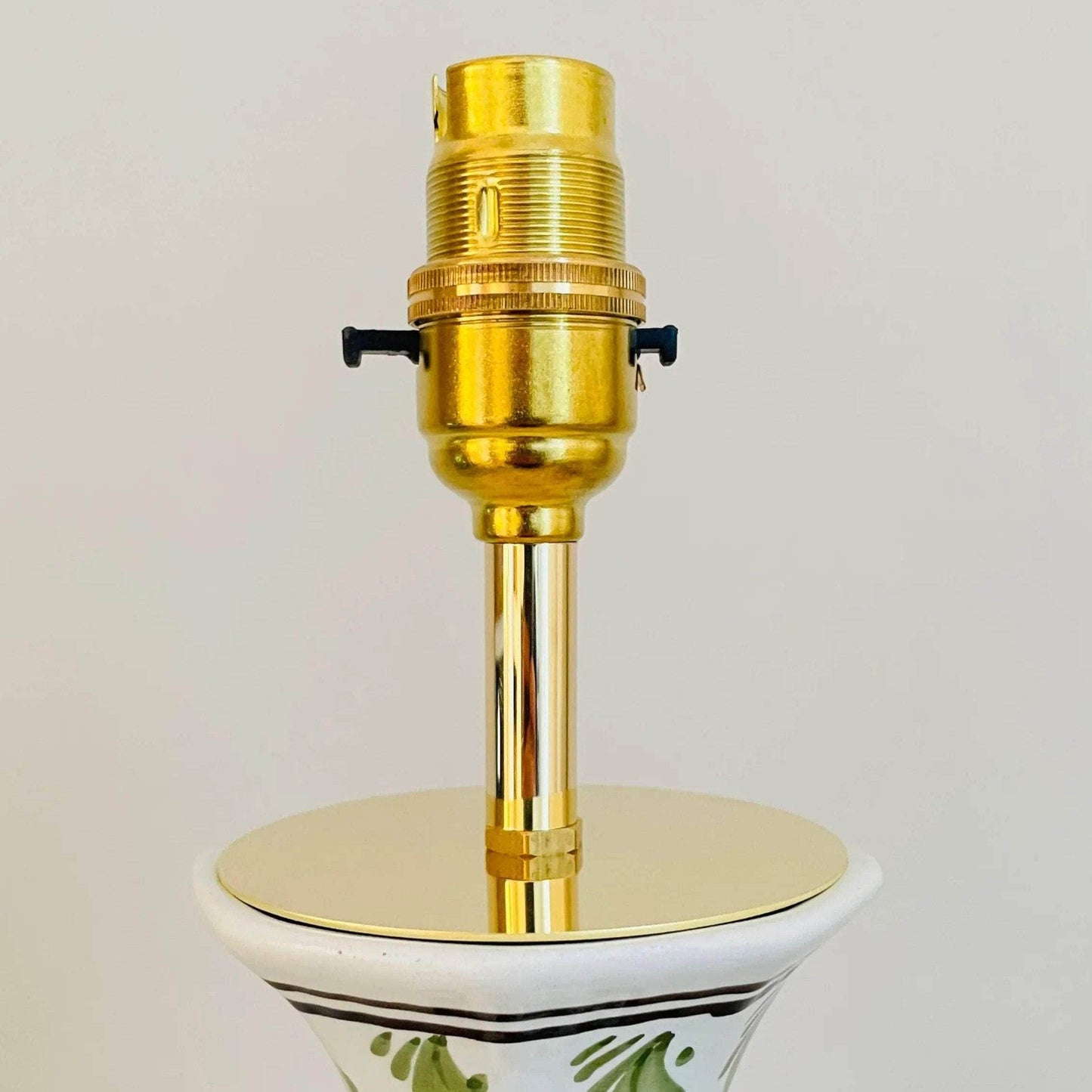Antique Delft Lamp